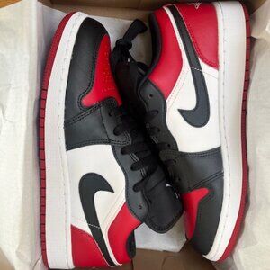 Brand new Nike Jordan 1 Low Bred Toe